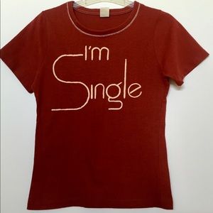 I’m Single 70s VINTAGE t-shirt